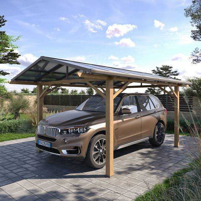 Carport BELIZE Miel