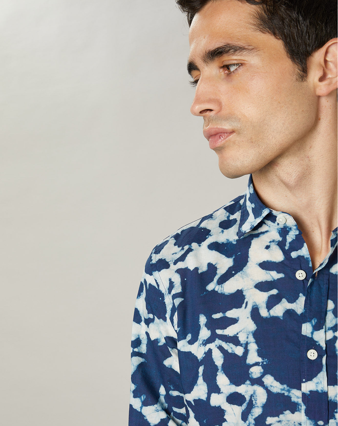 Hartford Chemise slim Storm indigo