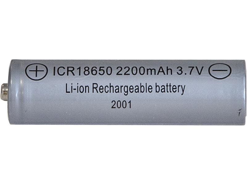 Star Trading Batterie 18650 3.7 V 2200 mAh LI-ION Ersatz-Akku für Solarleuchten