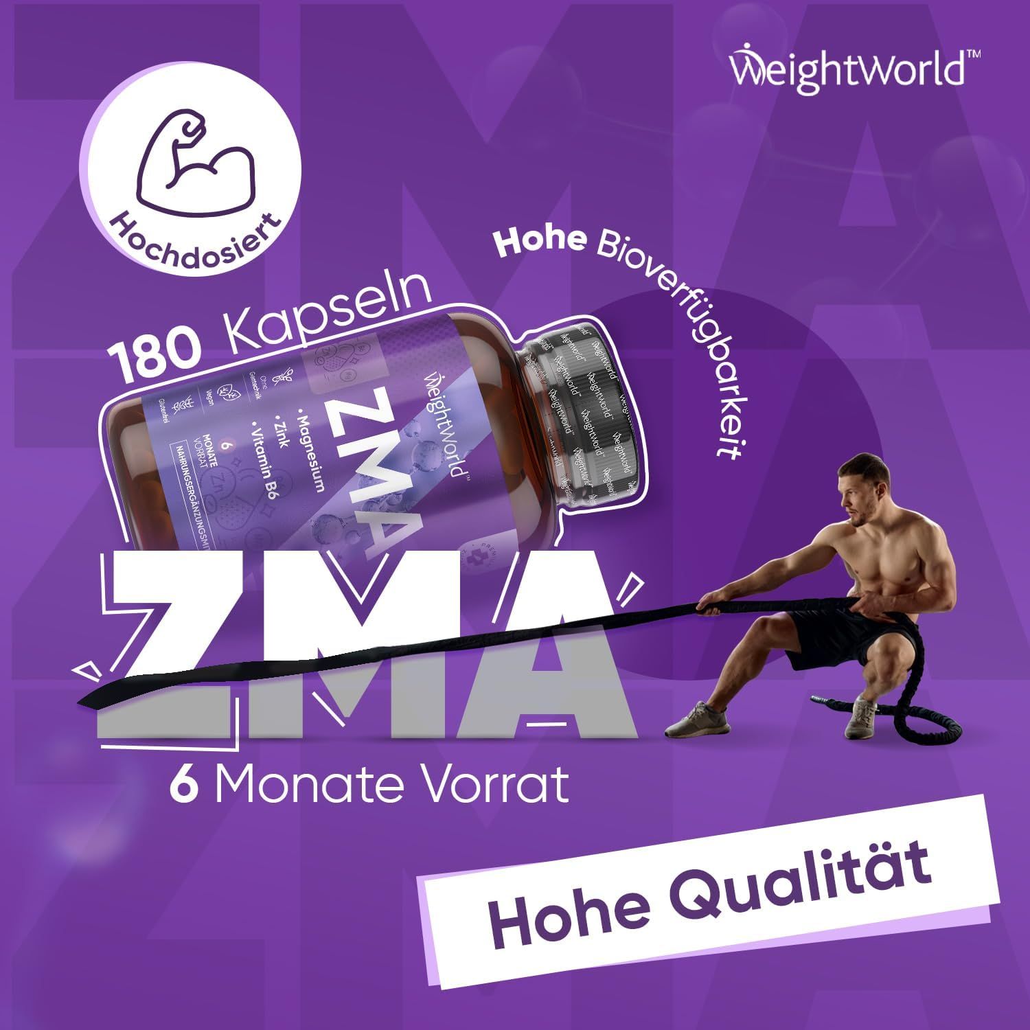 WeightWorld ZMA Kapseln