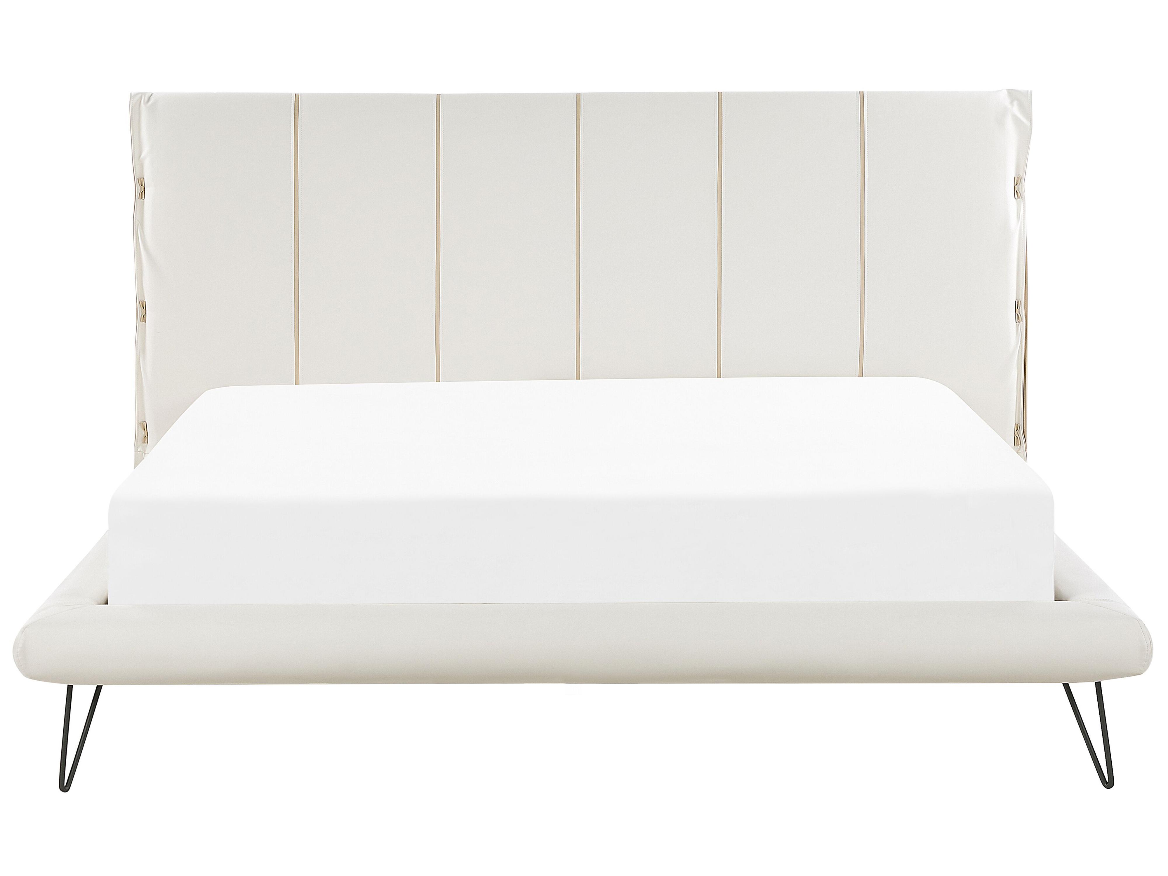 Bed Kunstleer BETIN 180 x 200 cm Lichtbeige
