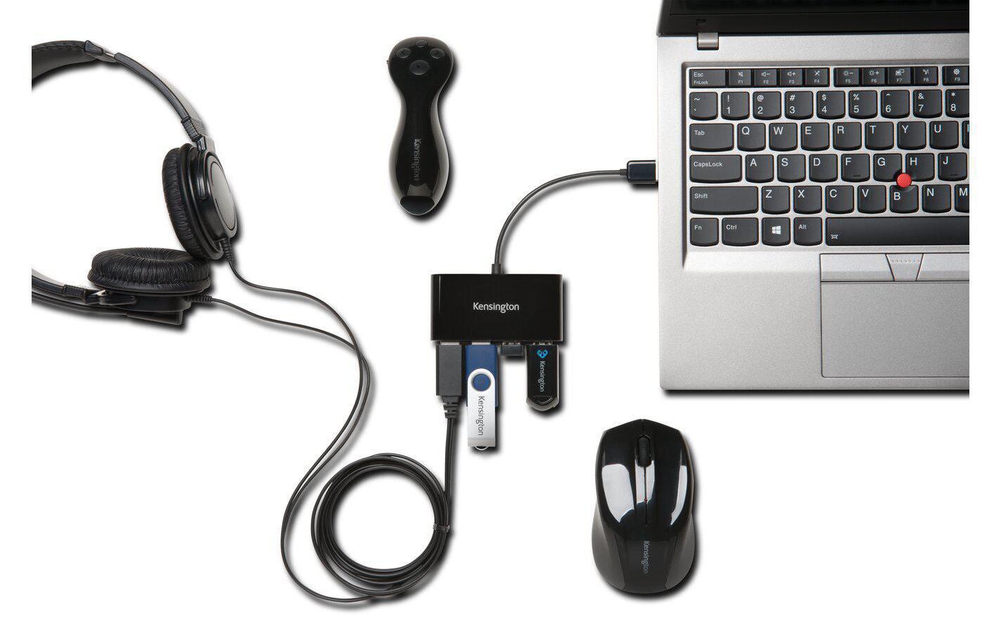 USB-Hub 4-Port USB 2.0Externer 4-Port USB-Hub