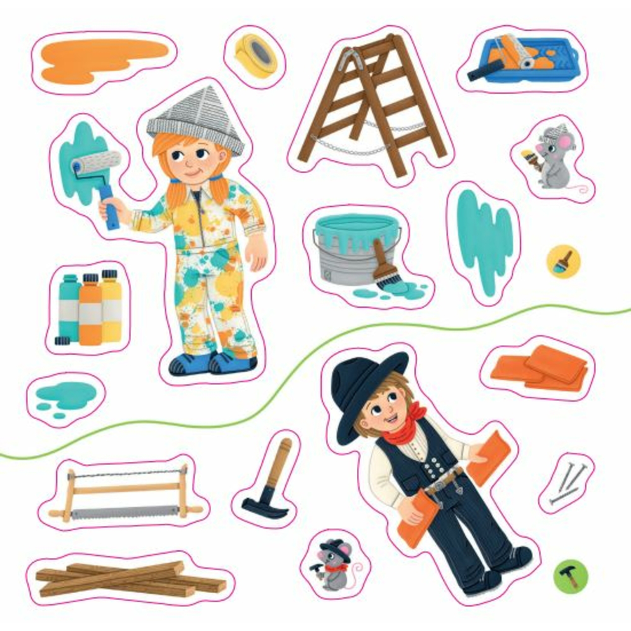 COPPENRATH Meine Mini-Stickerwelt - Baustelle (Mini-Künstler)
