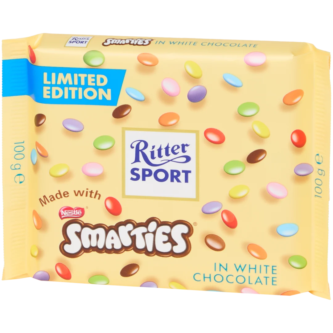Chocolat blanc Ritter Sport Smarties