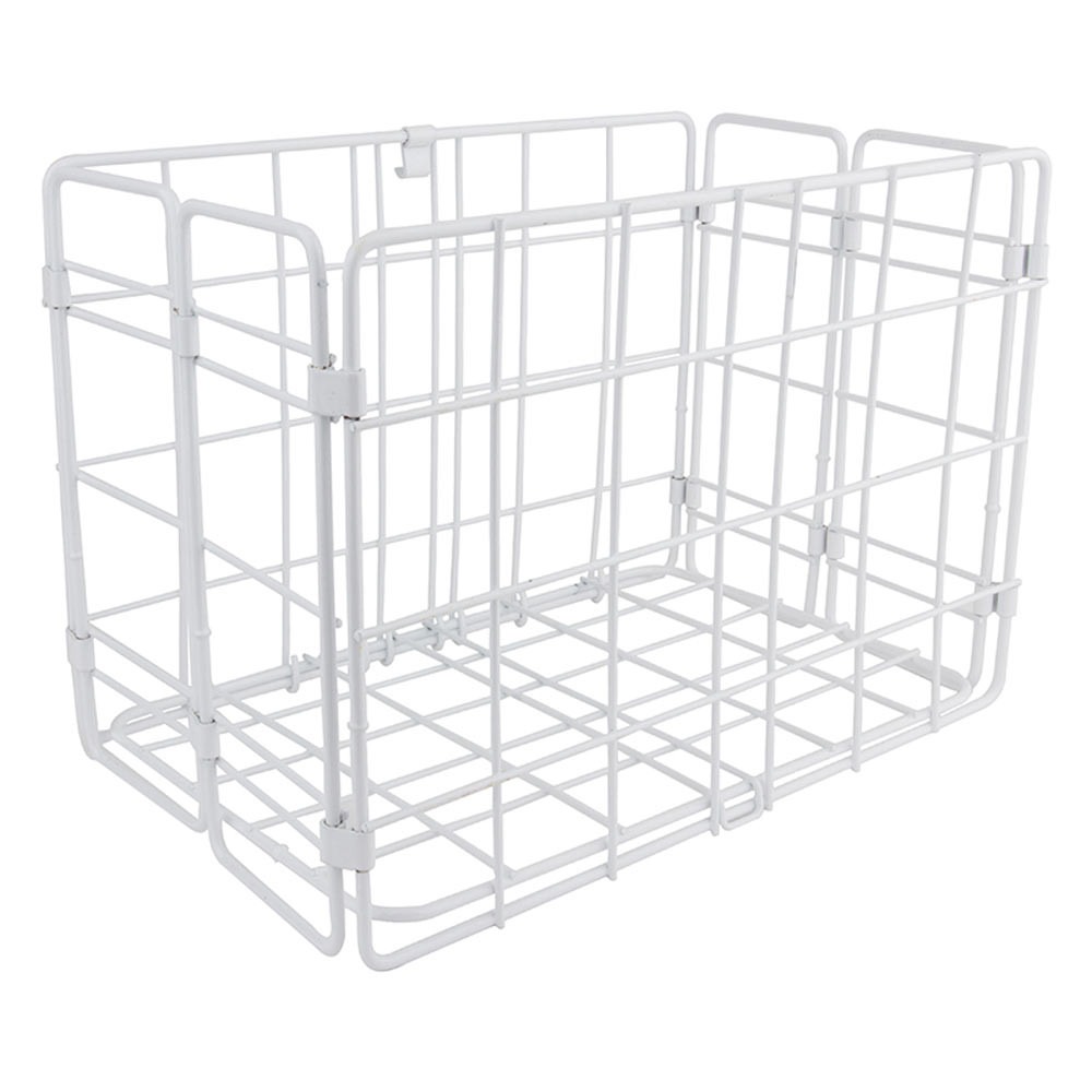 Wald 582 foldbar cykelkurv bag hvid