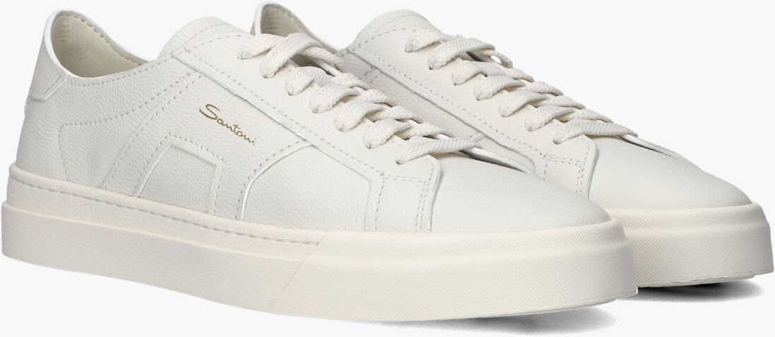 witte santoni lage sneakers dbs