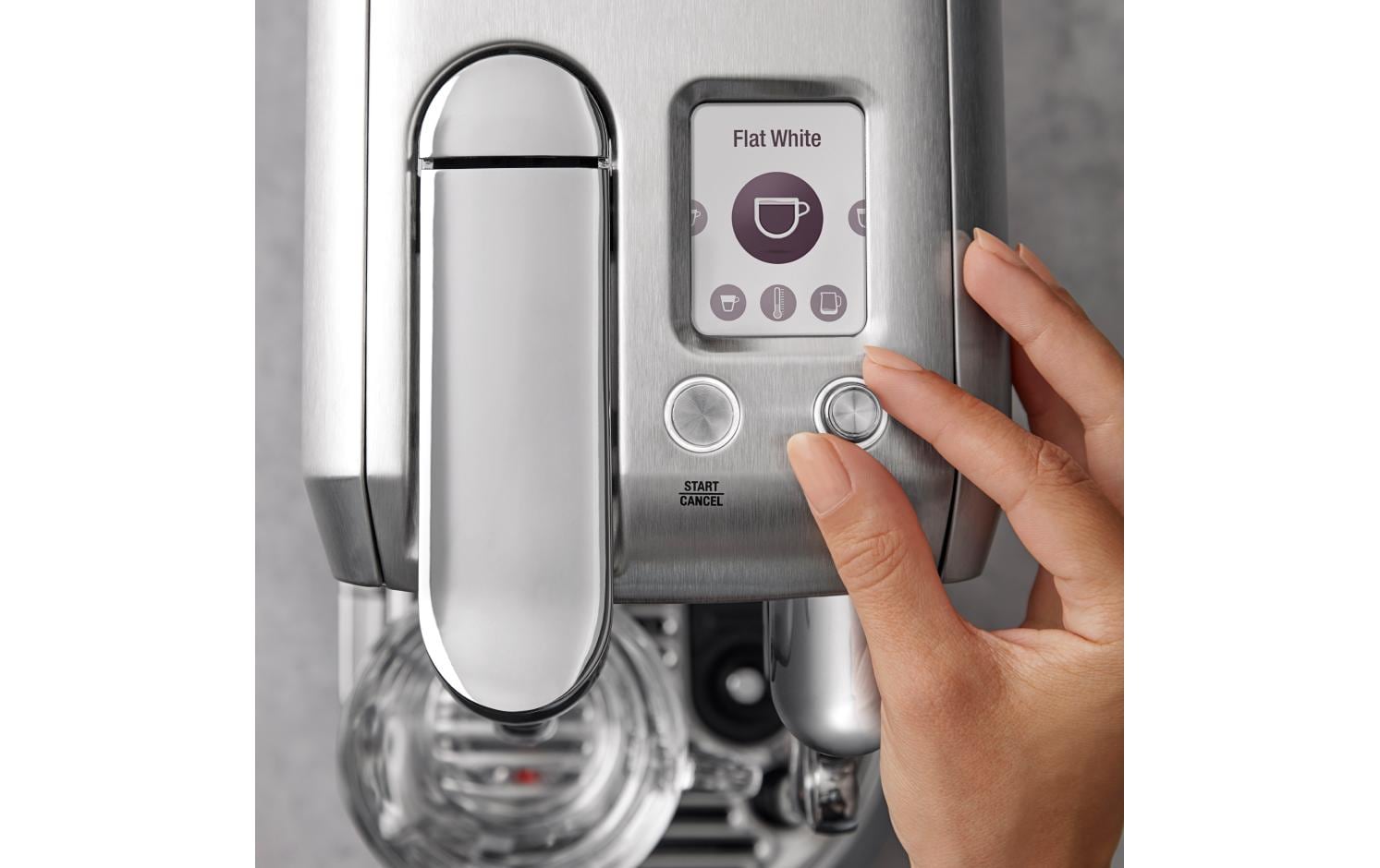 Kaffeemaschine Nespresso Creatista Plus SNE800BSS Silber<br>Kapselmaschine der Original Line für Kaffeespezialitäten in Barista-Qualität