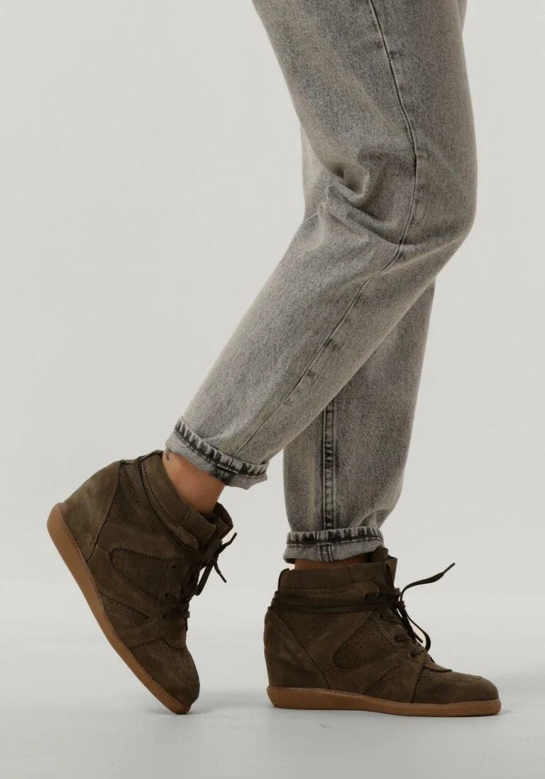 DEABUSED groene deabused hoge sneaker ziggy