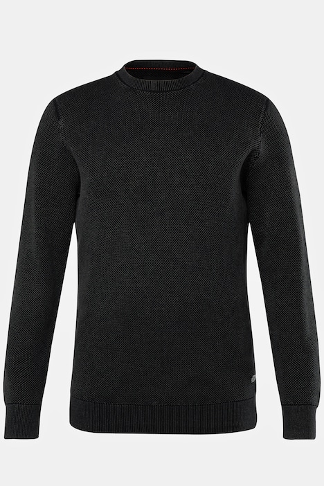 Pullover, Strukturstrick, Vintage Look, Rundhals