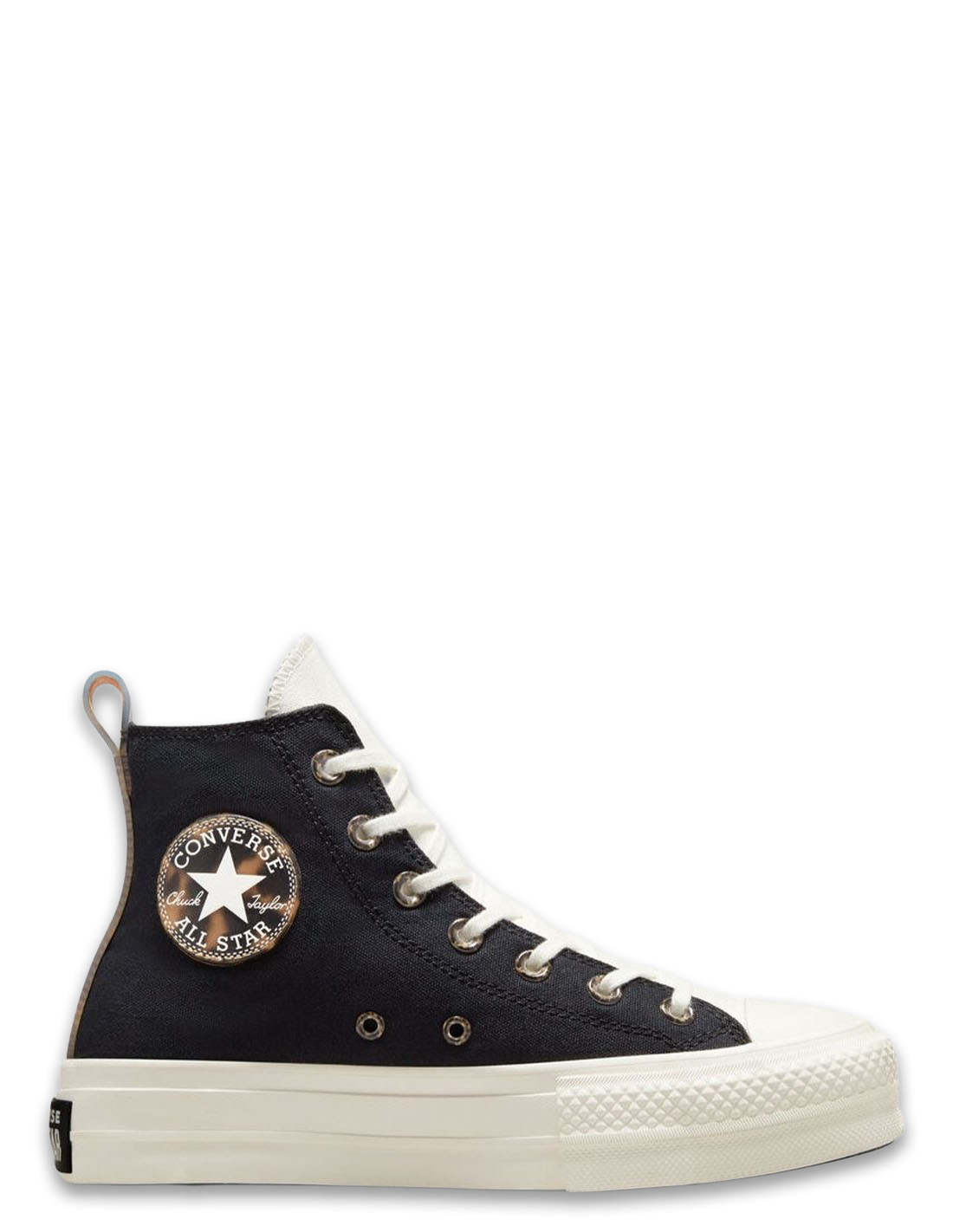converse Sneakers montante femme ctas lift hi black/egret/tawny owl