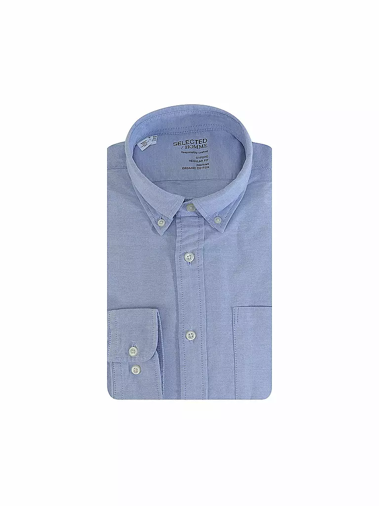 SELECTED Hemd blau