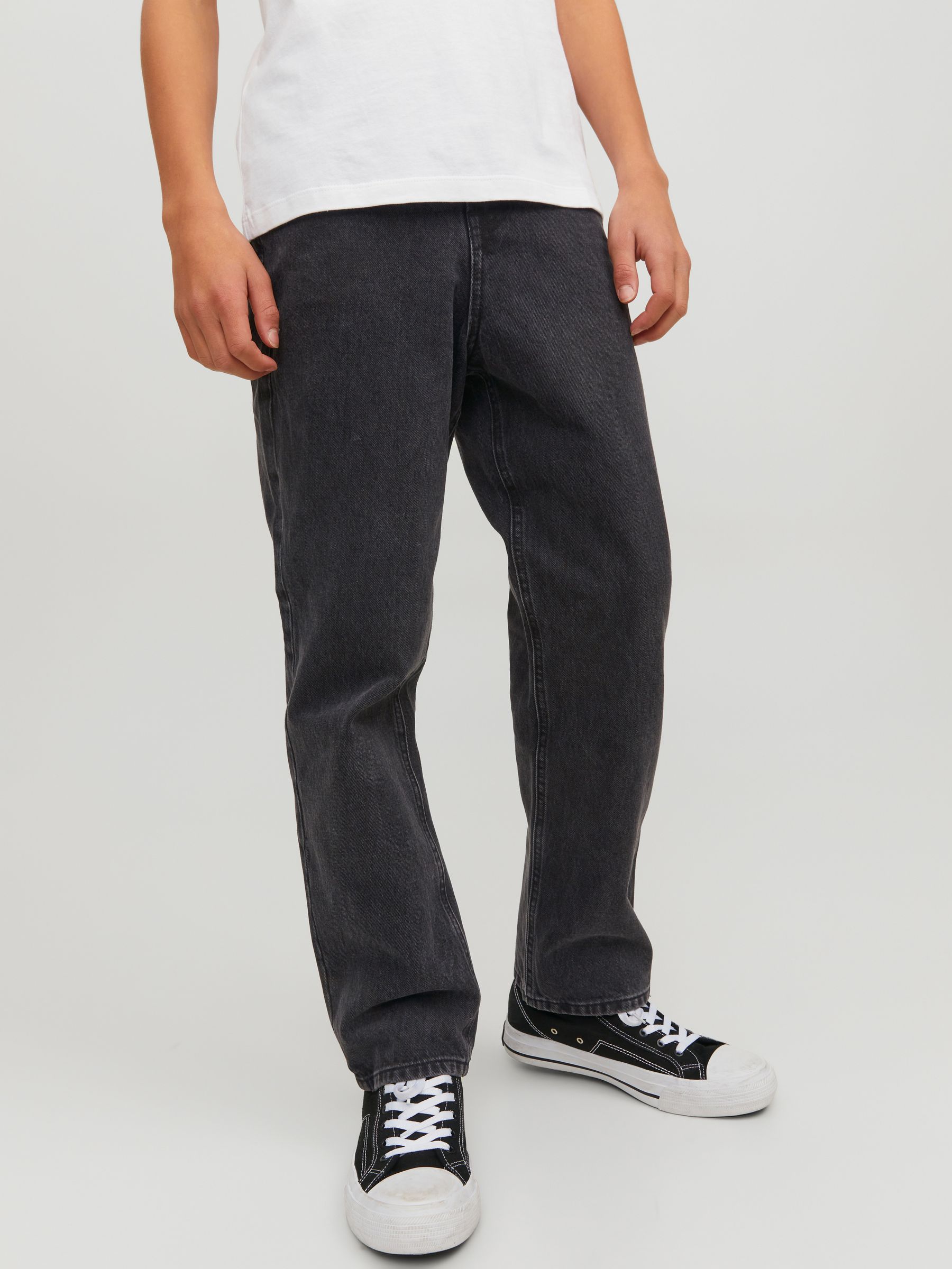 Zwart - JACK & JONES Junior Chris Relaxed Fit Jeans