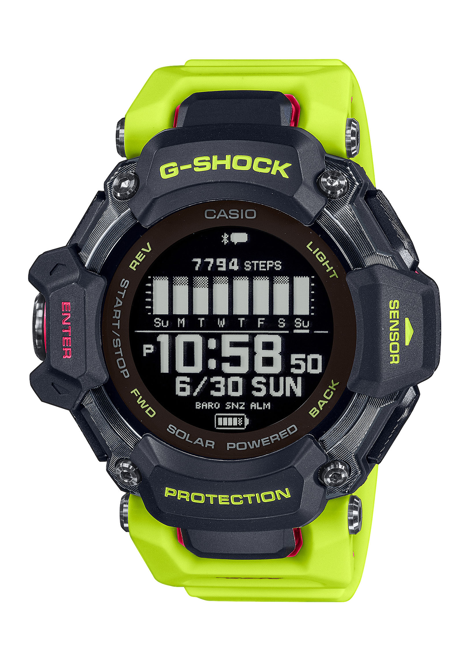 Casio G-Shock G-SQUAD Gelb GBD-H2000-1A9ER