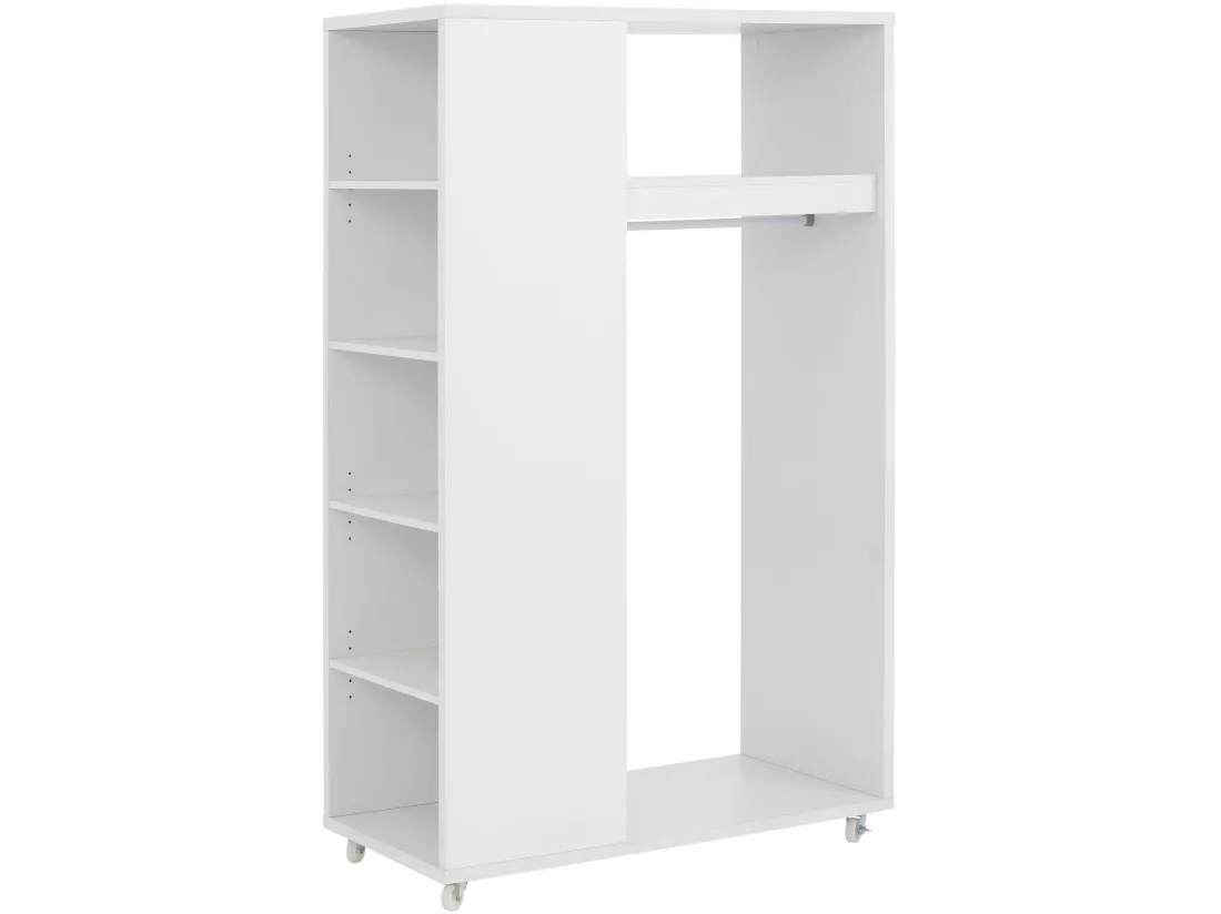 Armoire avec étagères et tringles à linge