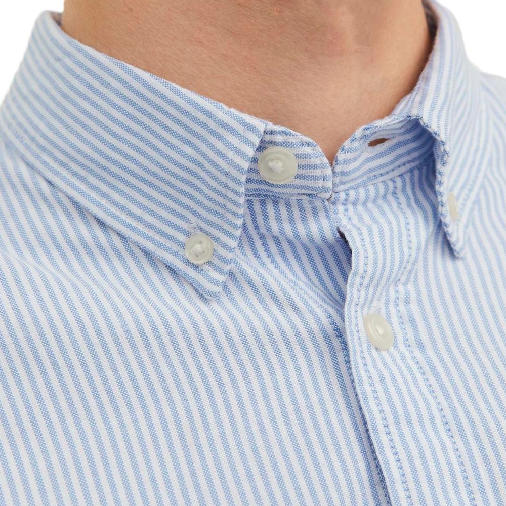 Jack & Jones Chemise Manches longues Rayures Blanc/Bleu HommeJack & Jones Oxford