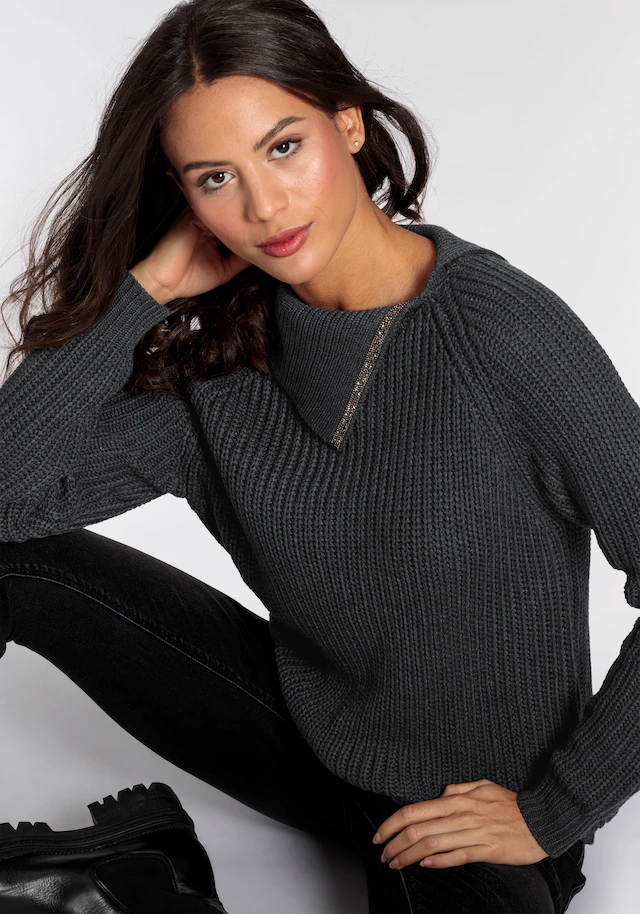 Laura Scott Strickpullover , mit elegantem Glitzerdetail