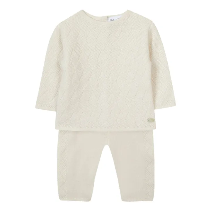 Tartine et Chocolat Pull + Legging Cachemire | Beige