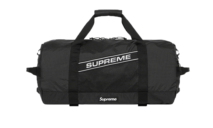 Supreme Logo Duffle Bag Black (FW23)