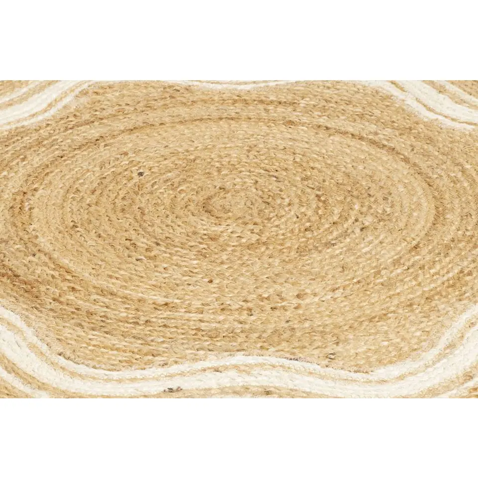Vloerkleed Alandi - beige - Ø100 cm