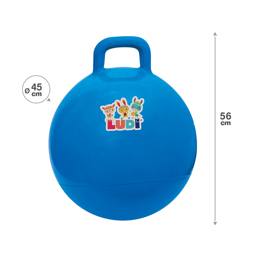 Ballon sauteur - Bleu
