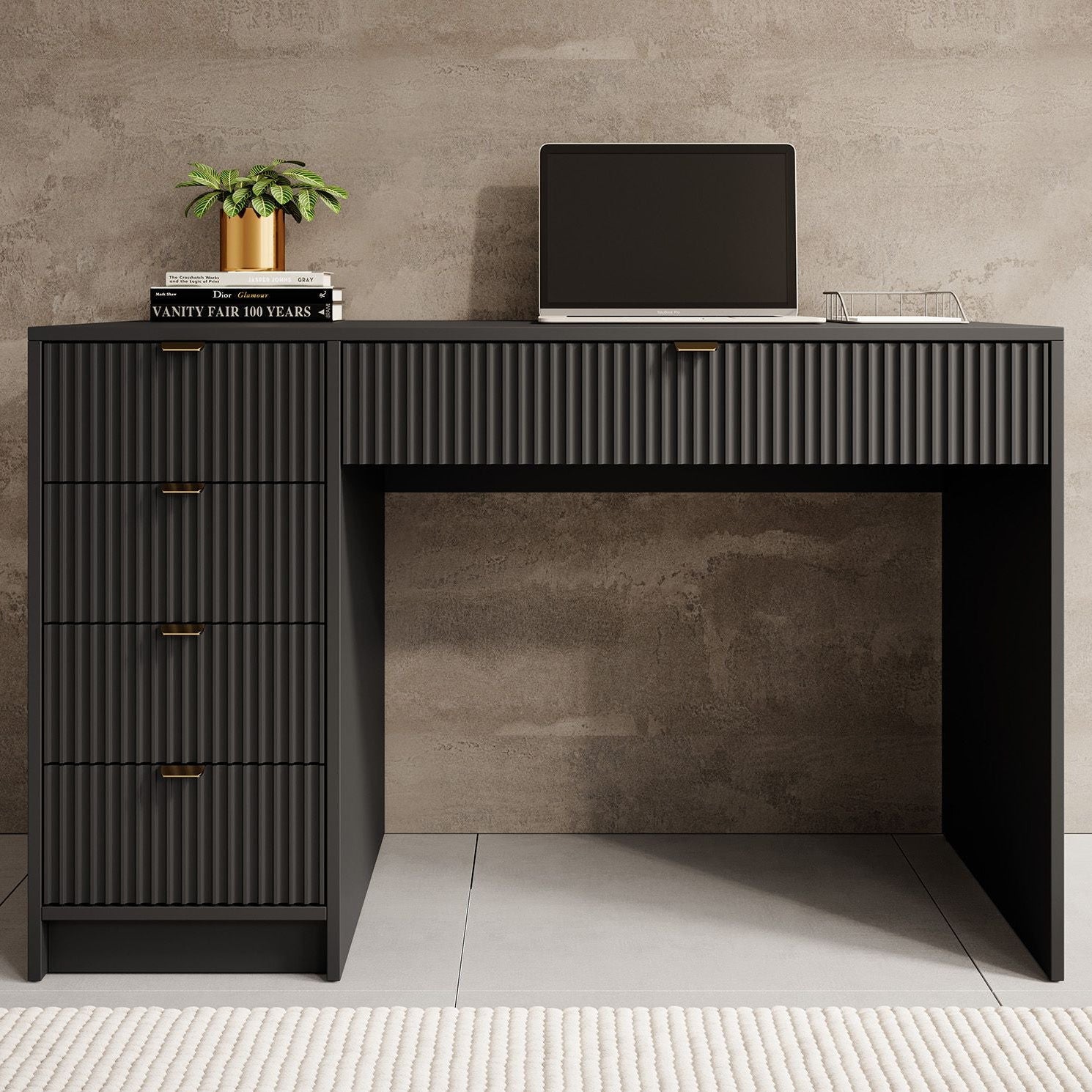 Tavares - Bureau - Zwart - 120x55 cm