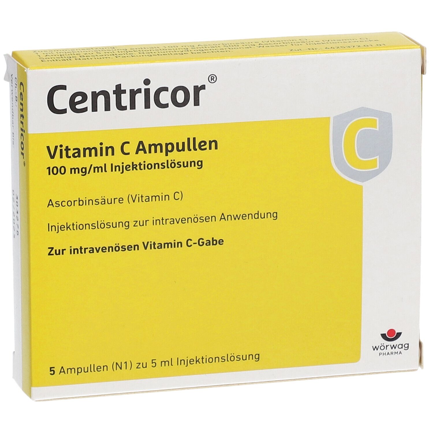Centricor® Vitamin C Ampullen 100 mg/ml Injektionslösung