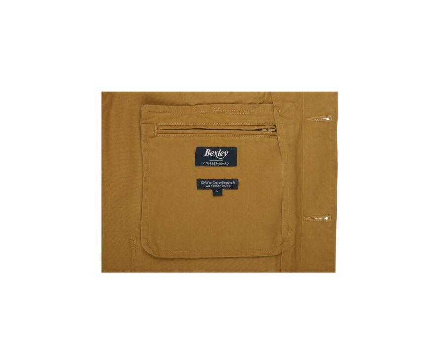 Veste coton homme Caramel - FÉLICIEN