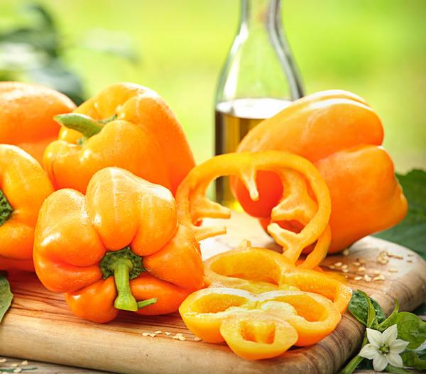 Blockpaprika, orange