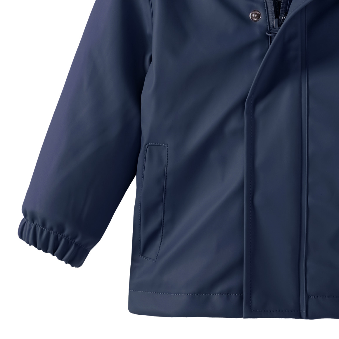 Famy Baby Regenjacke mit gestepptem Futter dunkelblau