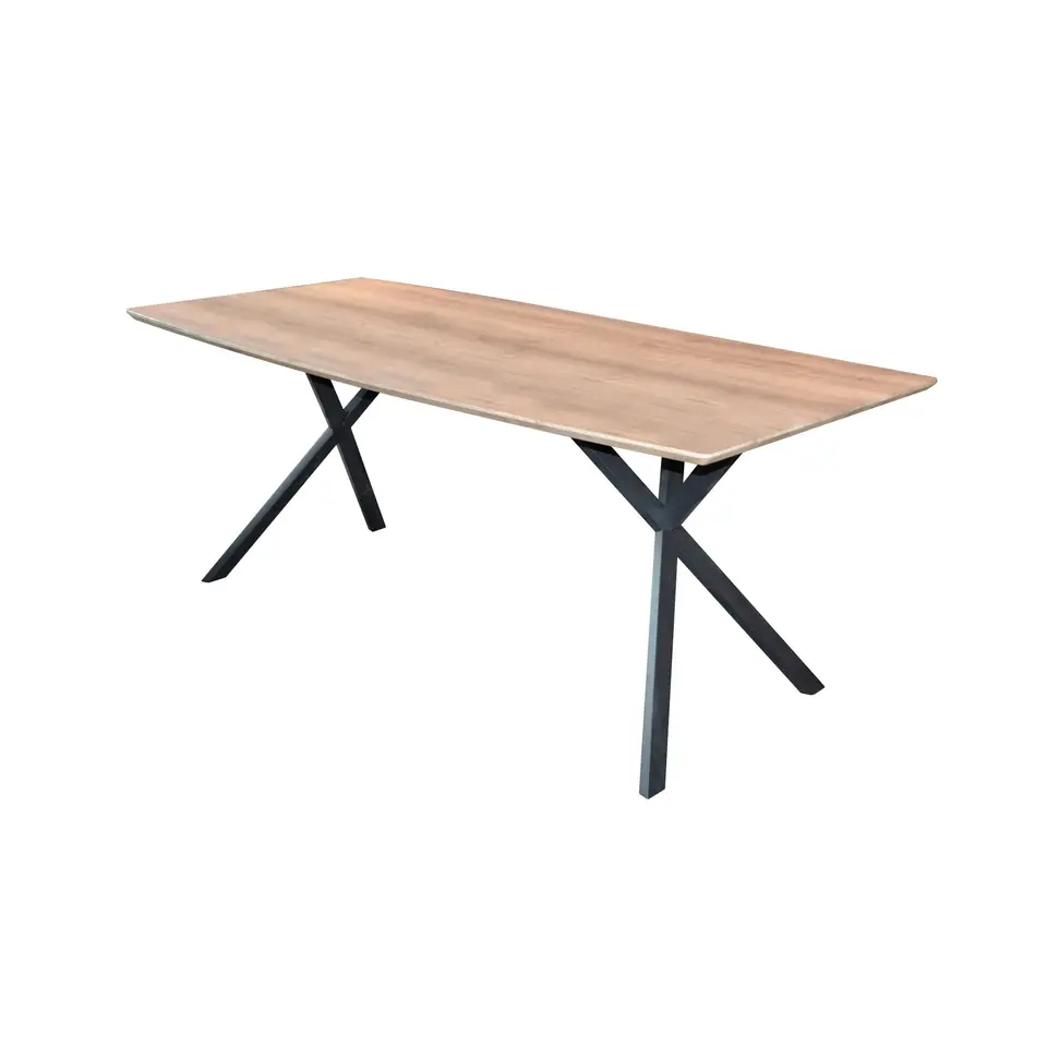 Ovale Eettafel Hanna Eikenlook 190x90 cm