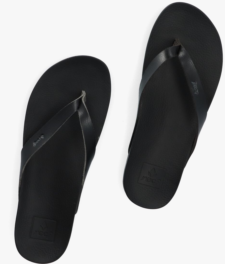 REEF zwarte reef teenslippers cushion court
