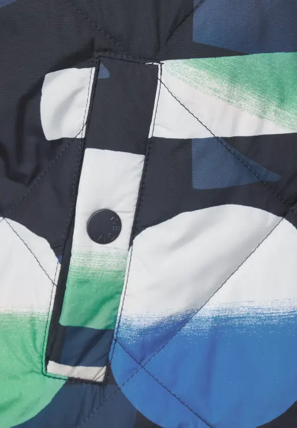 Weste mit Print - universal blue