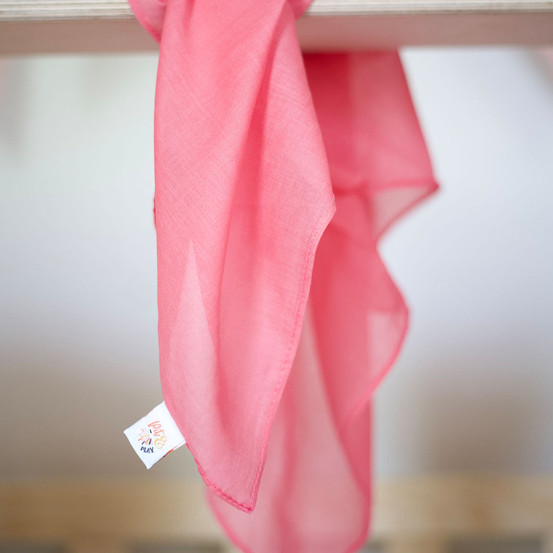 pit and play speeldoek pastel - roze - 75x75 cm