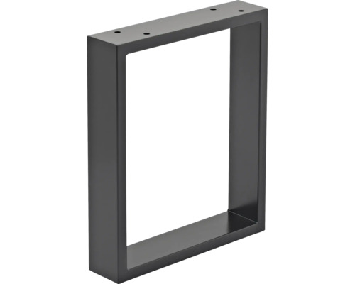Tarrox bankframe, aluminium, 350 x 422 x 80 mm, zwart, 2 stuks