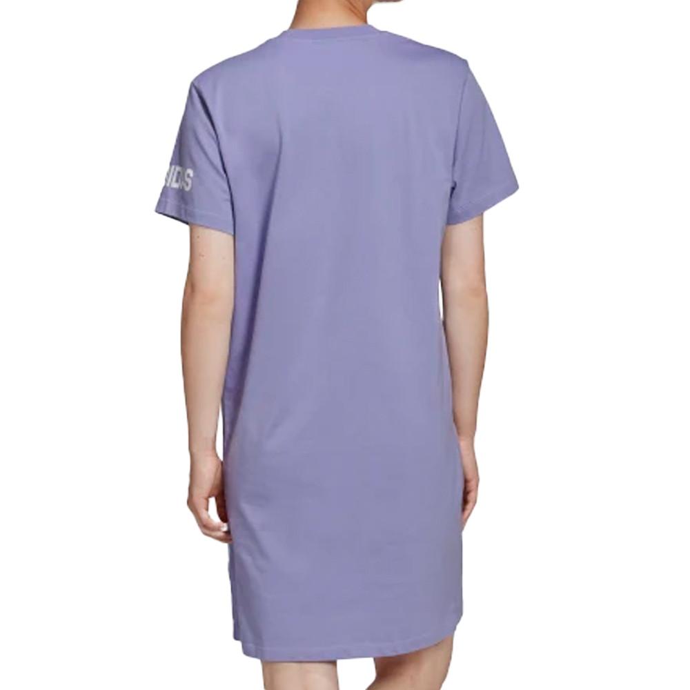 Adidas Robe T-Shirt Mauve Fille Adidas HE2217