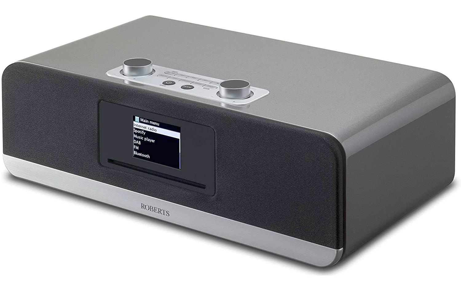 Internet Radio Stream 67 Silber<br>Smart-Audiosystem