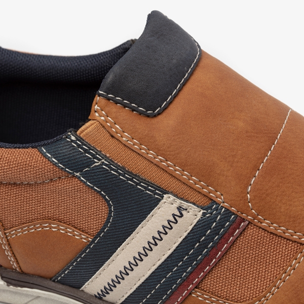 Blue Box heren instappers cognac