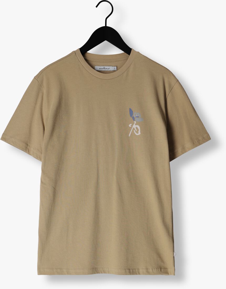 THE GOODPEOPLE groene the goodpeople t-shirt tex