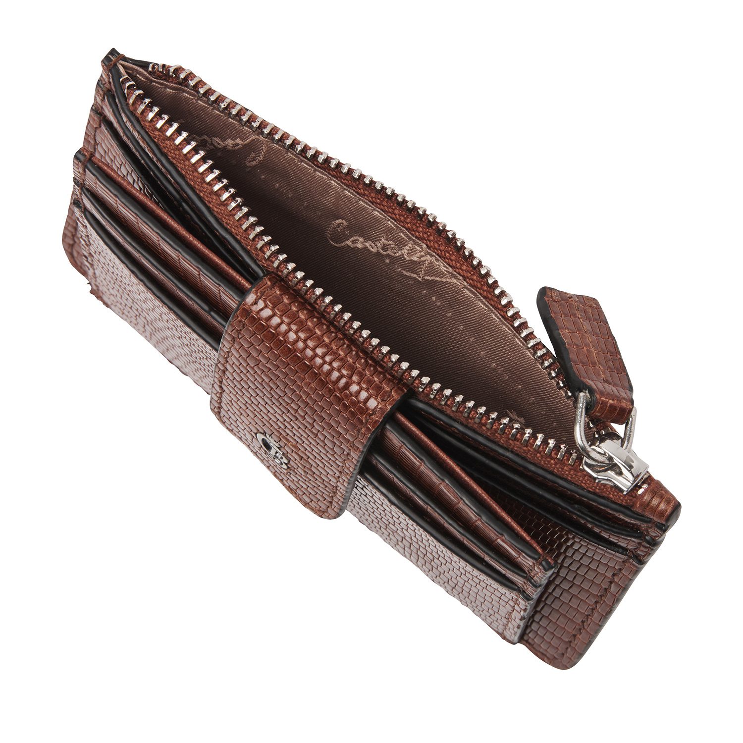 Castelijn & Beerens Donna Mini Wallet RFID Cognac