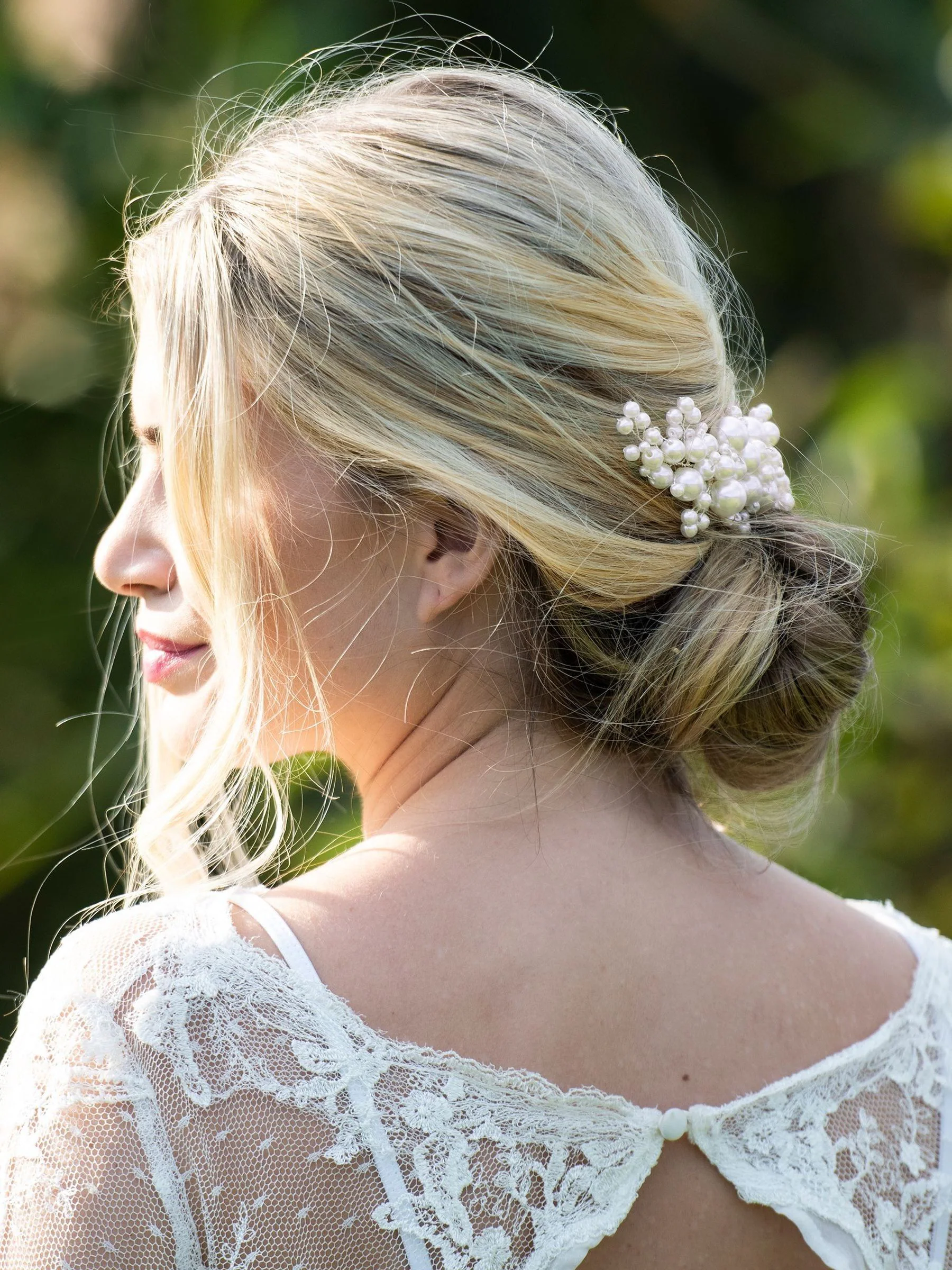 Ivory & Co statement-bloesemspeld van parels