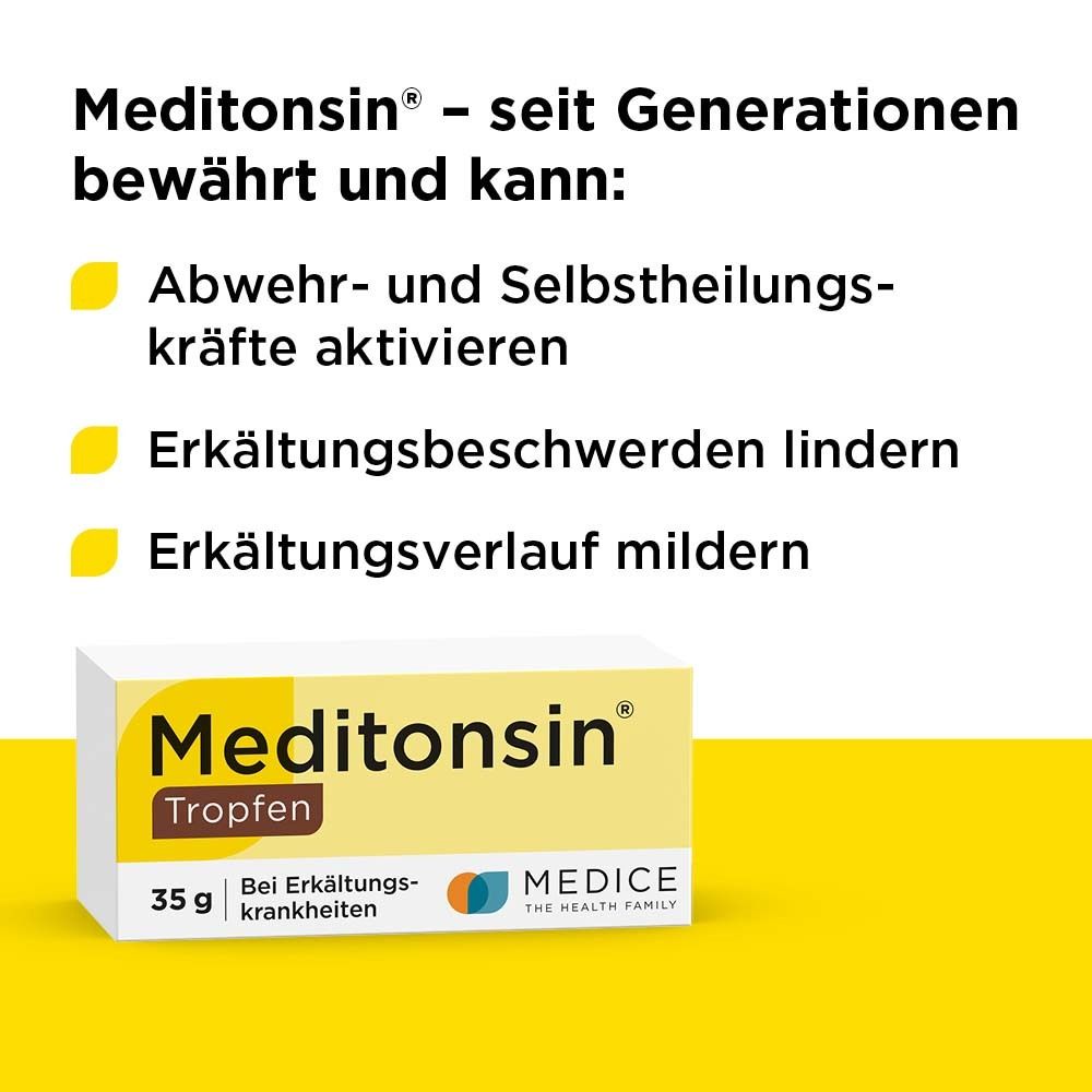 Meditonsin® Tropfen bei ersten Anzeichen einer Erkältung