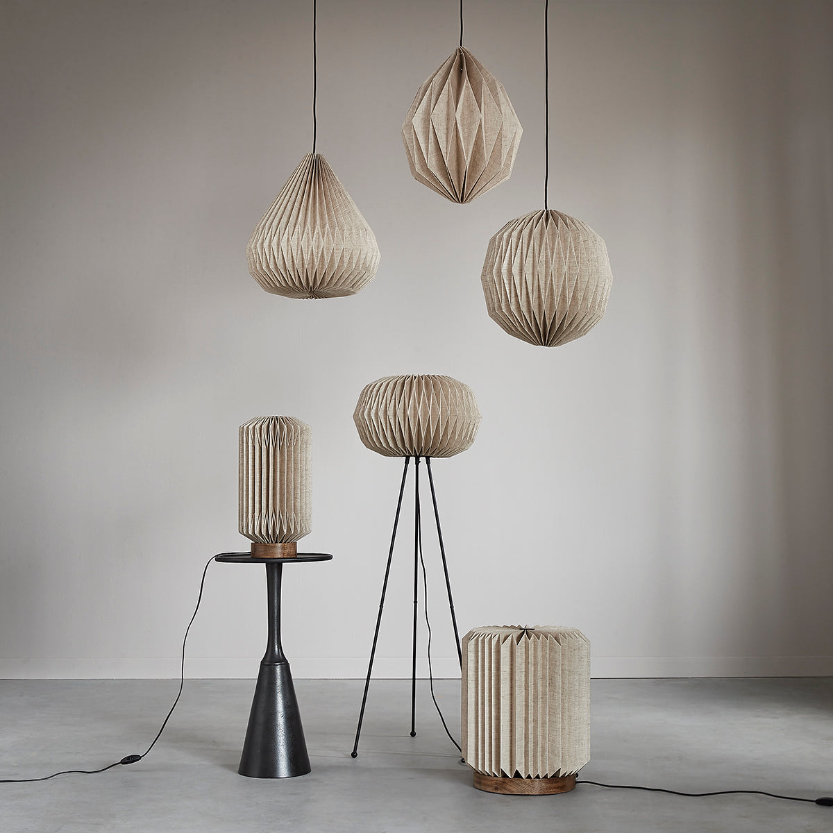 by fonQ Linen Vloerlamp Ã 42 cm
