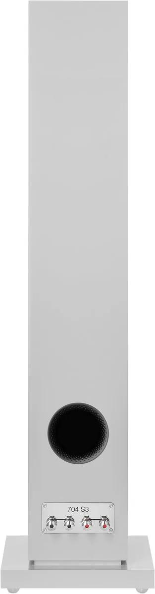 B&W 704 S3 Blanc Satin (la paire) Enceintes colonne