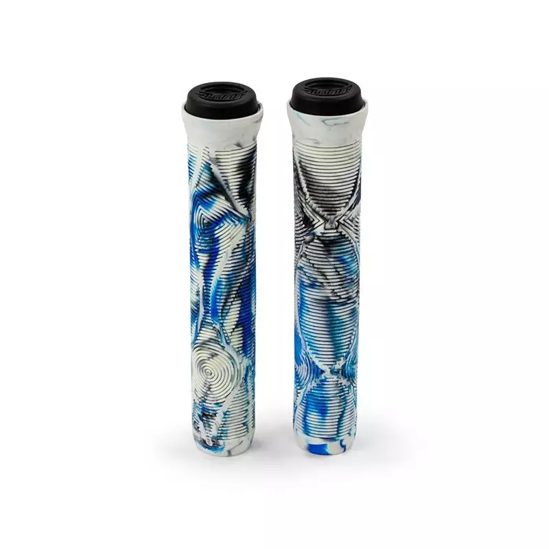 Poignée trottinette SLAMM Team Swirl Bar Grips Arctic 165mm