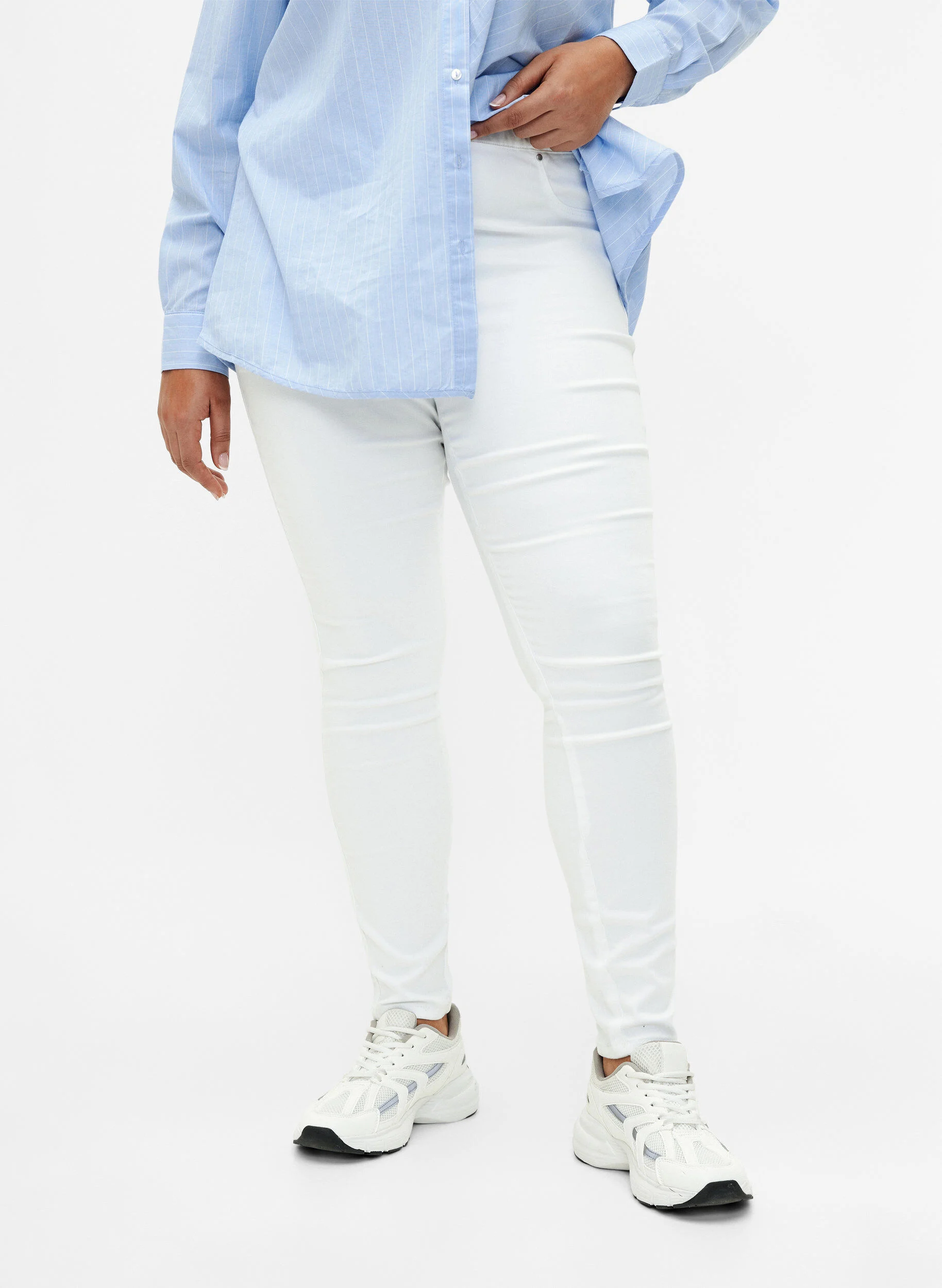Jeggings med høj talje
