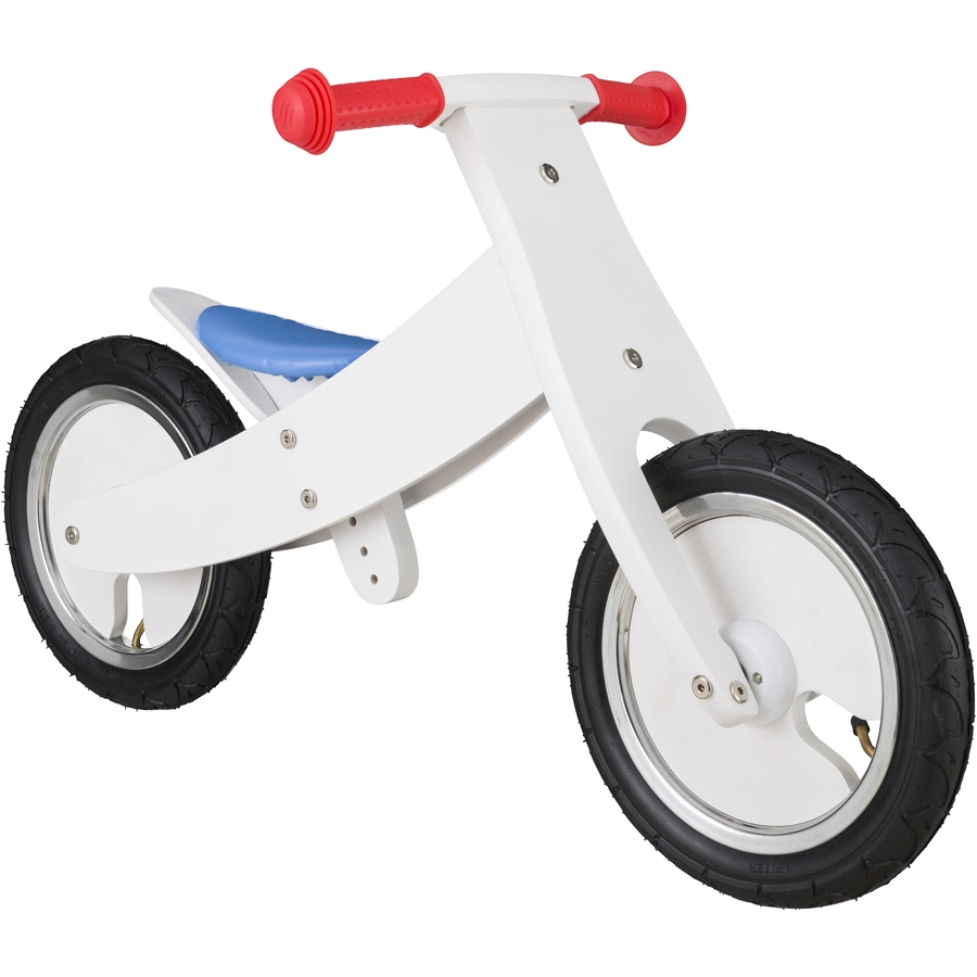 Bikestar Laufrad 12 Zoll Holz Flex weiß
