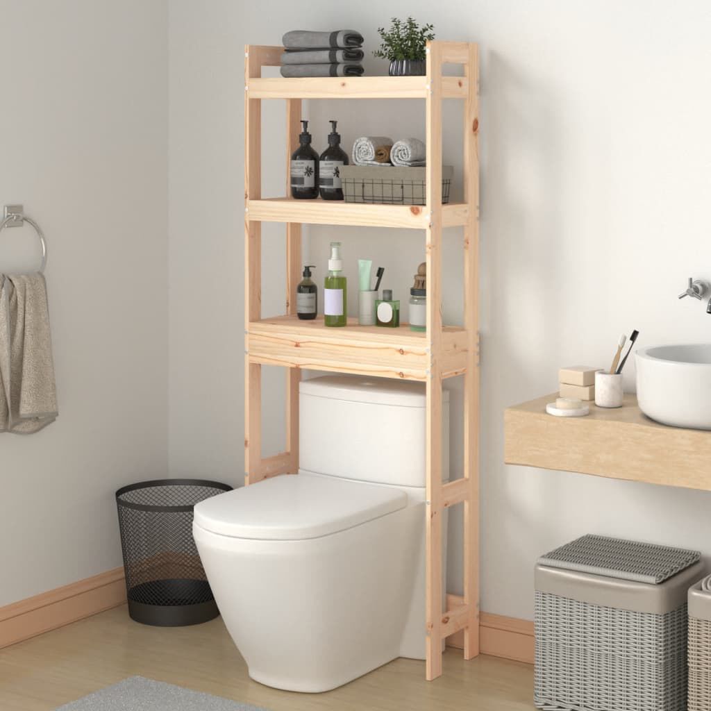 vidaXL Badkamerplank 63x26x171 cm massief grenenhout