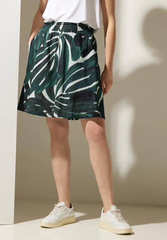 Palmenprint Rock - lagoon green