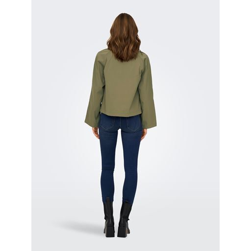 ONLY April Kort Trenchcoat, Aloe, XL
