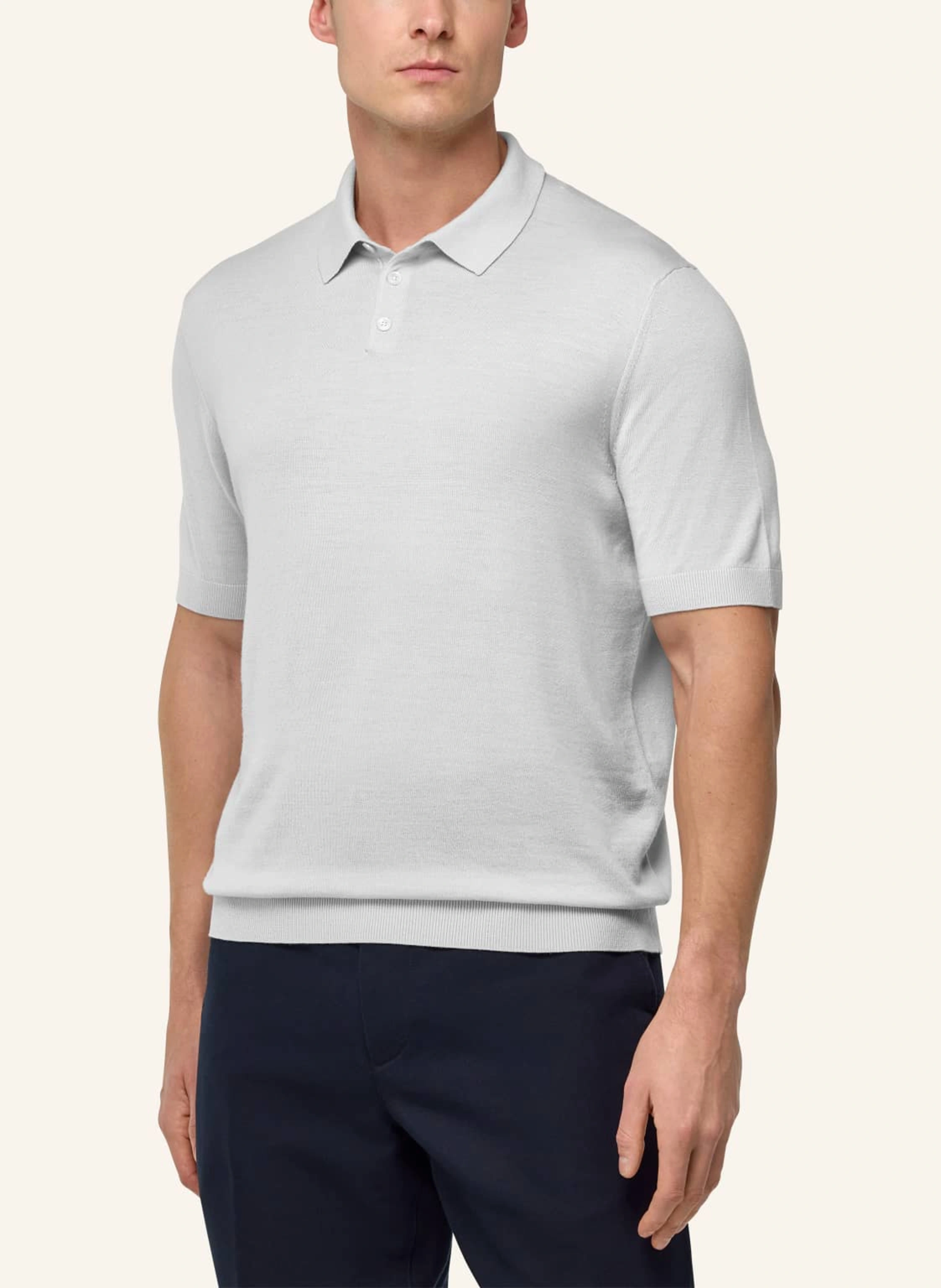BOGGI MILANO Strick-Poloshirt